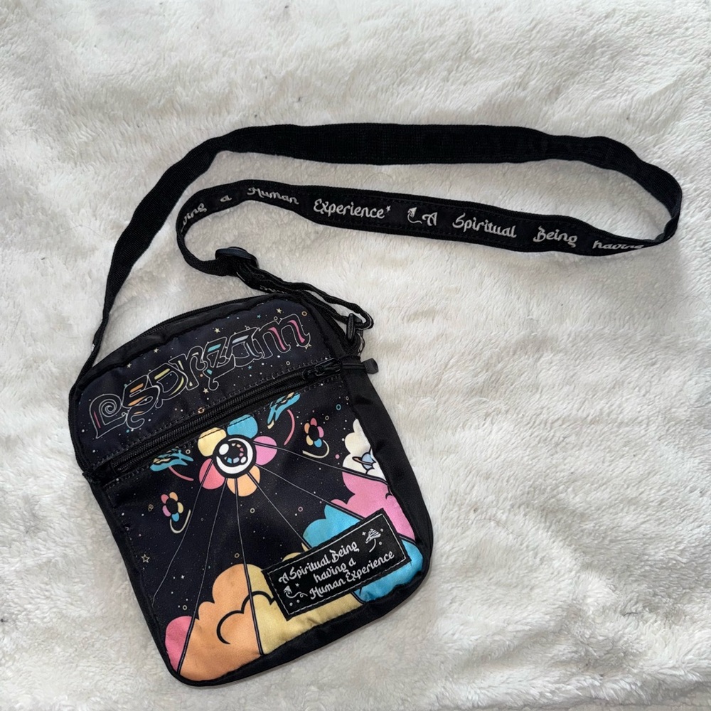 LSDream Colorful Crossbody Bag with Graphic Design